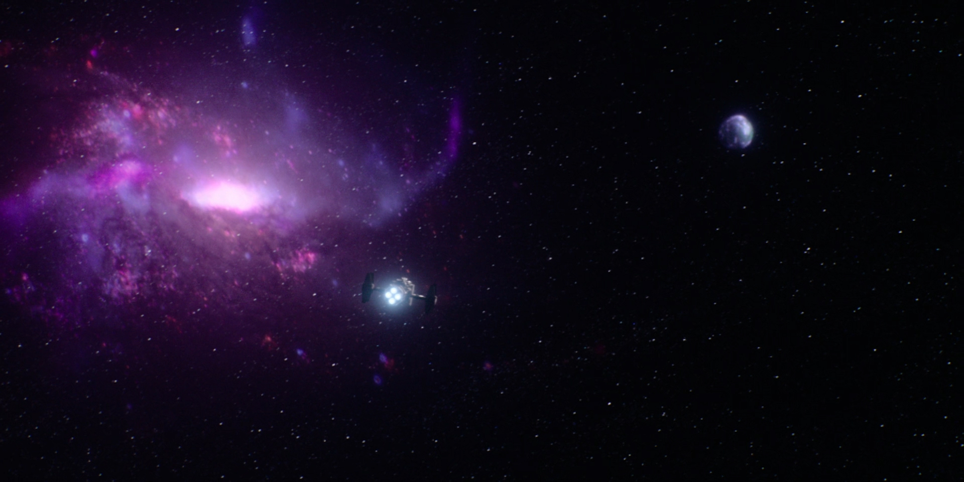 Night sky above Gallifrey